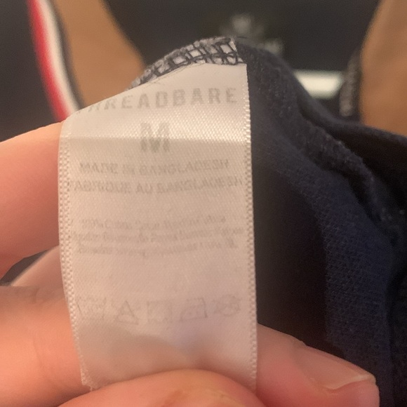 Stylish Threadbare Denim Corp 4 Tone 100% Cotton Blue Polo Shirt SZ Medium 🔥 - Picture 9 of 9